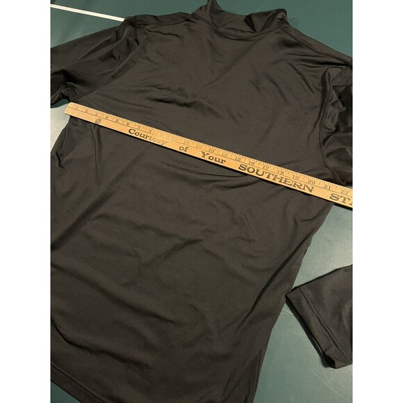 Men’s Paradox 1/4 Zip Pullover Shirt LARGE Activewear Fleece Black Layer Premium - Picture 6 of 6